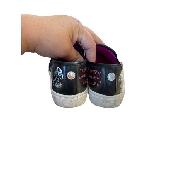 Steve Madden JPOWRFUL Embelished Slip On Sneaker Girl’s Size 2 - Picture 3 of 6